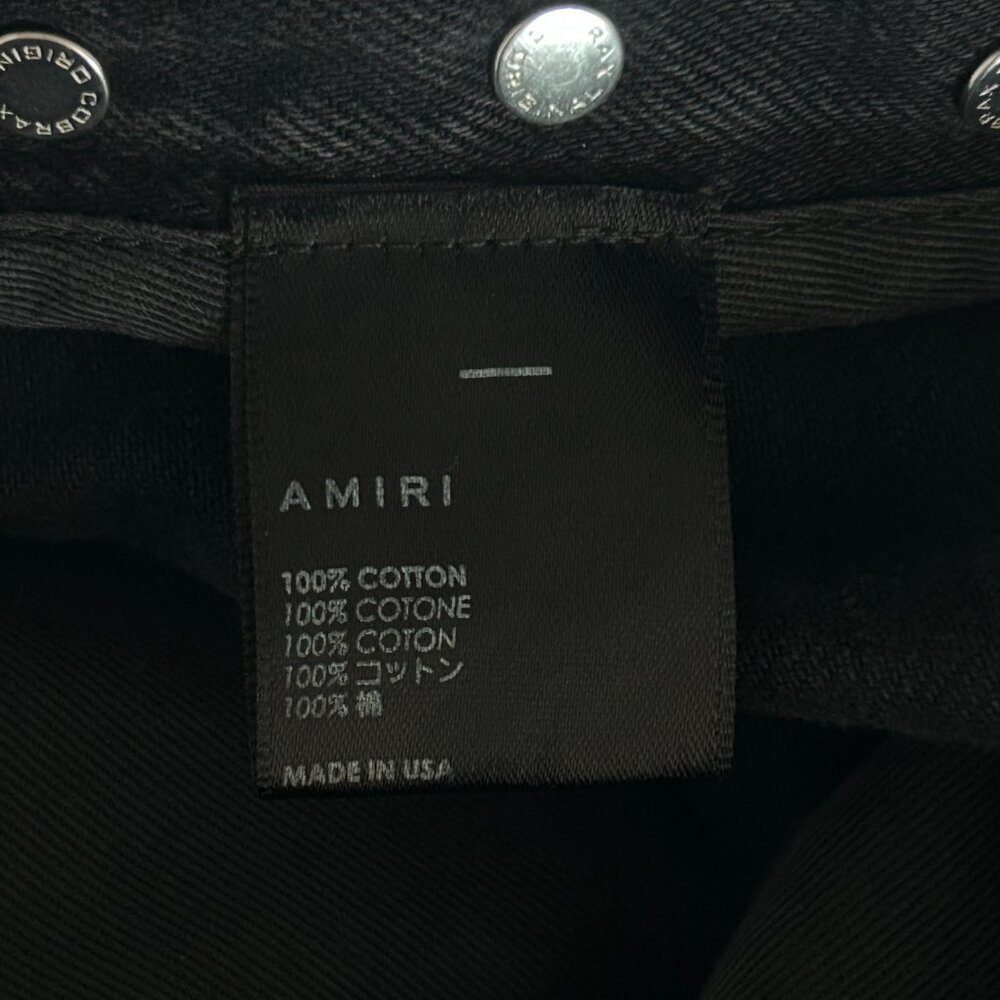 Amiri Black Star Patch Chemist Carpenter Pants View 4